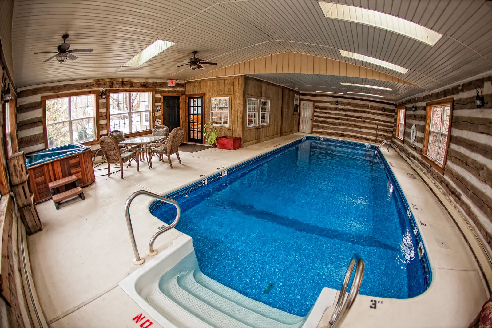Heated indoor pool